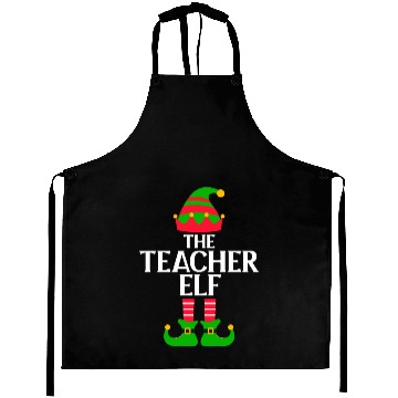Discover The Teacher Elf Christmas Aprons