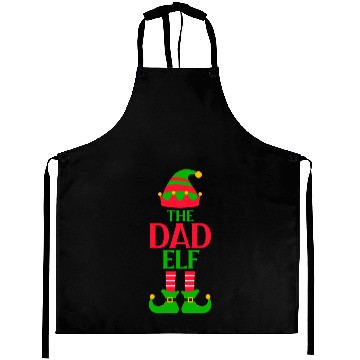 Discover The Dad Elf Christmas Aprons