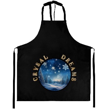 Discover Winter's Embrace - A Crystal Clear Dream Aprons