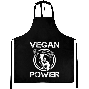 Discover Monkey Chimpanzee Vegan Power Gorilla Aprons