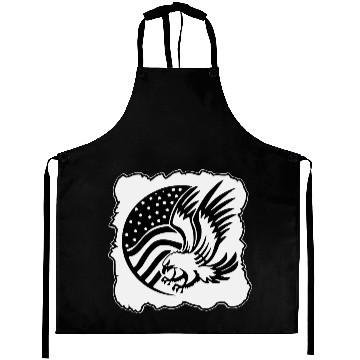 Discover Flying Eagle W Flag LIKE US ON FB #USAPatriotGrap Aprons