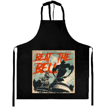 Discover Queen of Liberty use baseball bat to beat the bell Aprons
