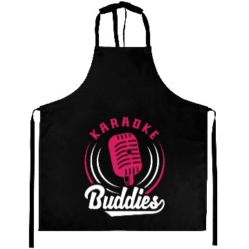 Discover Karaoke Buddies Microphone Retro Style Aprons