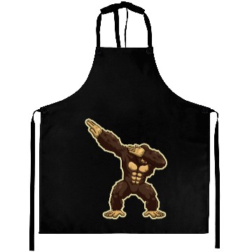 Discover Monkey Chimpanzee Gorilla Dabbing Ape Aprons