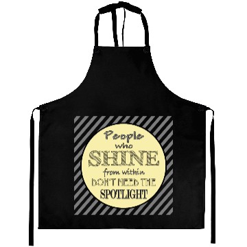 Discover People who shine from within Aprons