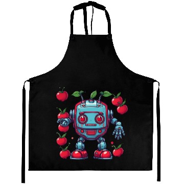 Discover Robot Cherry Aprons