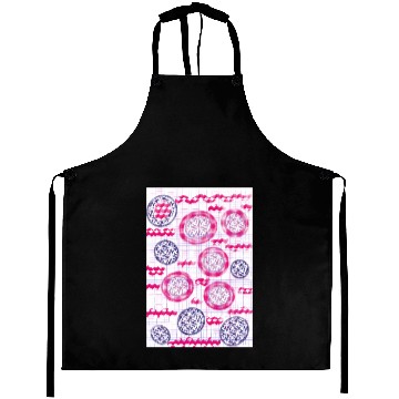 Discover modern Seamless Texture Geometric fabric Aprons