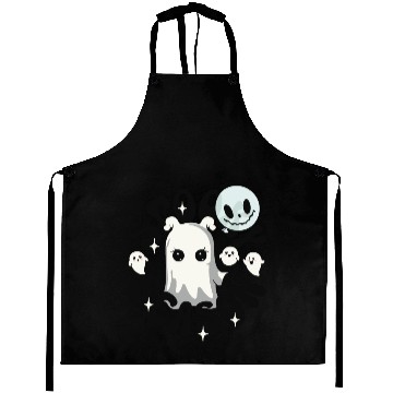 Discover Halloween Ghosts Spooky Season Aprons