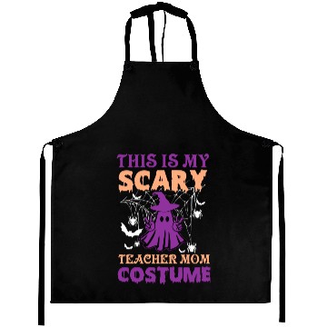 Discover Scary Teacher Halloween Aprons Sublimation Designs