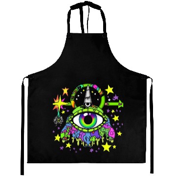 Discover Crazy Psychedelic Pop Punk Monster Aprons