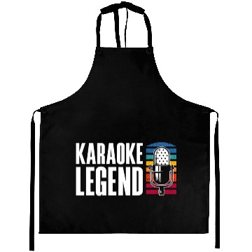 Discover Karaoke Legend Microphone Retro Aprons