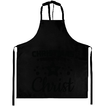 Discover Christmas begins with christ T shrt Aprons