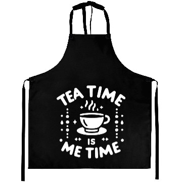 Discover Tea Time is Me Time Aprons