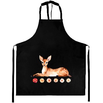 Discover Floral Deer Aprons