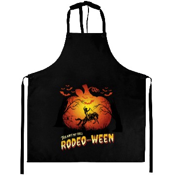 Discover This ain't my first Rodeo-ween Aprons