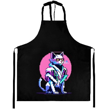 Discover Cyberpunk Blade Cat Aprons