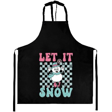 Discover Let It Snow Funny Holiday Christmas Aprons