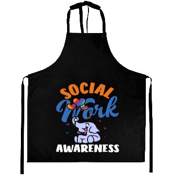 Discover Social Work Awareness Elephant Balloons Aprons