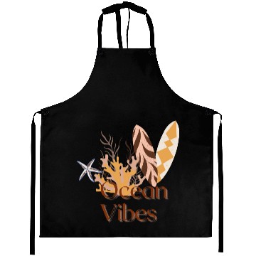 Discover OCEAN VIBES Aprons