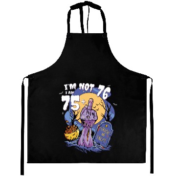Discover 76th Birthday Bash - 75 + Zombie Finger for Aprons