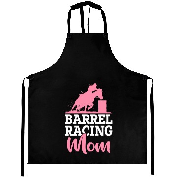 Discover Barrel Racer Rodeo Horse Barrel Racing Mom Aprons