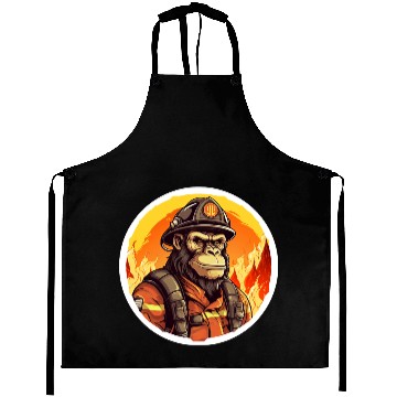 Discover Firewoman monkey / Firefighter Aprons