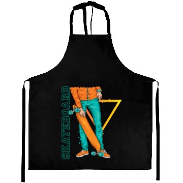 Discover Skateboarding Design for Hardcore Skaters Aprons