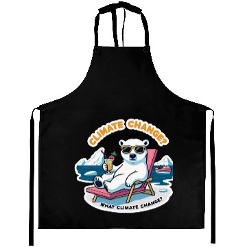 Discover Climate Change Awareness: Relaxing Polar Bear Aprons