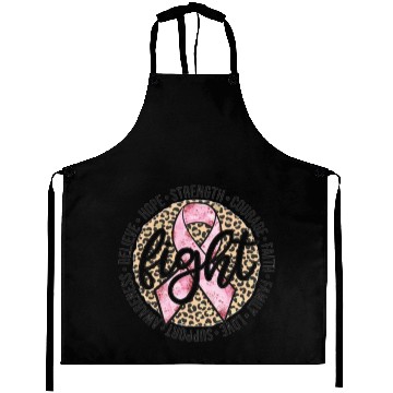 Discover Leopard Print Breast Cancer Aprons