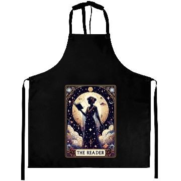 Discover The Reader Tarot Card Reading Book lovers Aprons
