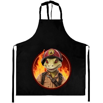 Discover Lizard Firefighter Aprons