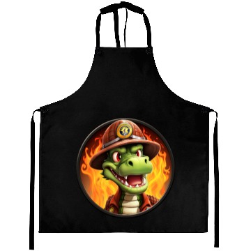 Discover Crocodile Firefighter Aprons
