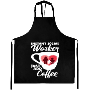Discover Instant Social Worker Simply Coffee Aprons