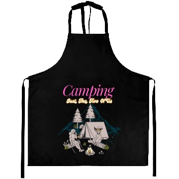 Discover Camping Just the Two of us Aprons