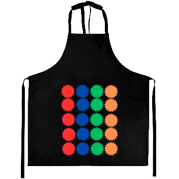 Discover Spiked Circle Pattern Design Aprons