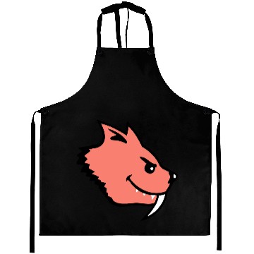 Discover Bad Wild Cat Sabre Tooth Tiger Long Teeth Tiger Aprons