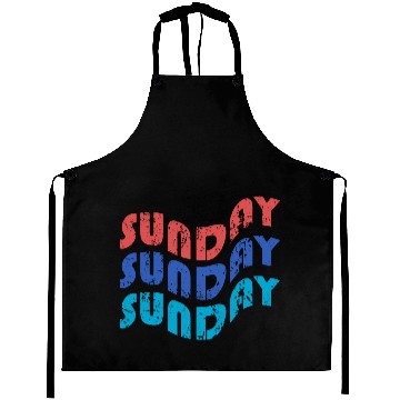 Discover text sunday with theme Tipografi eksperimental Aprons