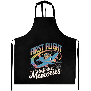 Discover My First Plane Ride First Flight Aprons