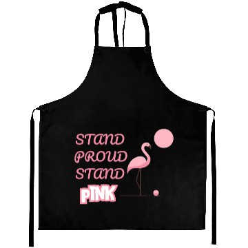 Discover Pink Flamingo Aprons