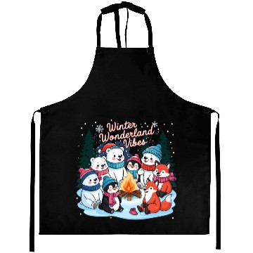 Discover Winter Wonderland Snowflake Aprons
