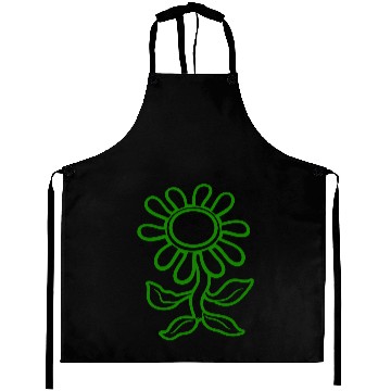 Discover Little Happy Sunflower Flower Dancing Cartoon Fun Aprons