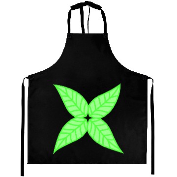 Discover Small Star Leaf Green Pretty Autumn Nature Leaflet Aprons