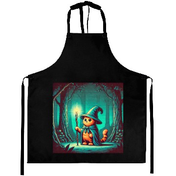 Discover Wizard Cat Aprons