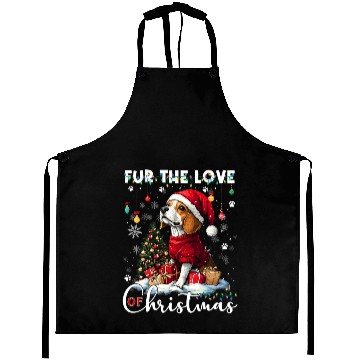 Discover Beagle Christmas Tree Lights Decorations Dog Lover Aprons