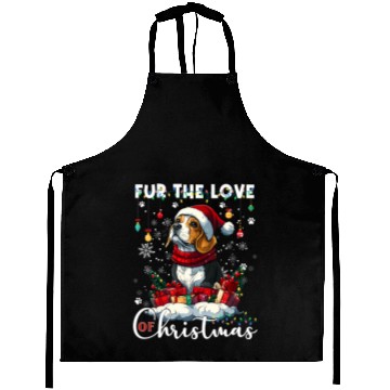 Discover Beagle Christmas Tree Lights Decorations Dog Lover Aprons