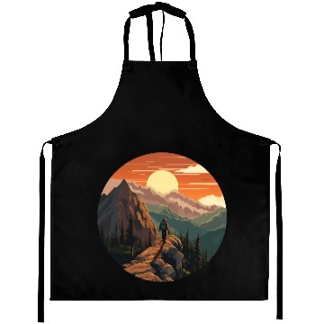 Discover Hiking Nature Vacation Aprons