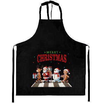 Discover Christmas Collection - Piano Crossing #2 Aprons