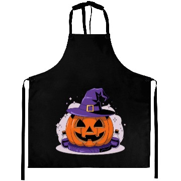Discover Witchy Jack-O'-Lantern Aprons