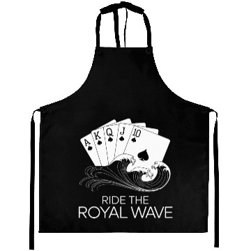 Discover Texas Hold'em Ride The Royal Wave Poker Apparel Aprons