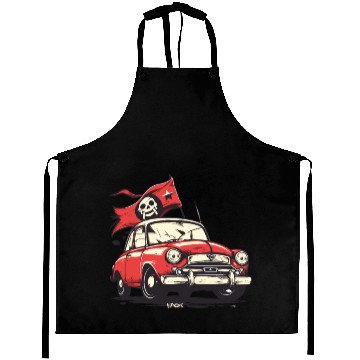 Discover Communist Soviet Pirate Retro Car Aprons